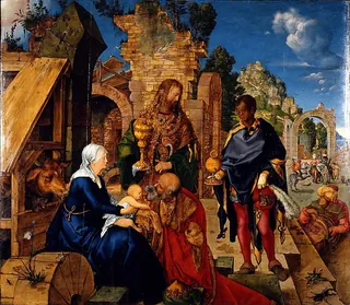 Adoration of the Magi — Albrecht Dürer