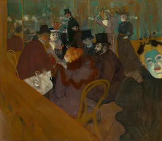 At the Moulin Rouge — Henri de Toulouse-Lautrec
