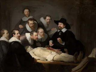Dr. Nicolaes Tulp'un Anatomi Dersi — Rembrandt