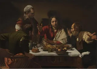 Emmaus'ta Yemek (Londra) — Caravaggio