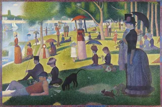 Grande Jatte Adası'nda Bir Pazar Öğleden Sonrası — Georges Seurat