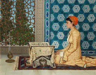 Kur'an Okuyan Kız — Osman Hamdi Bey