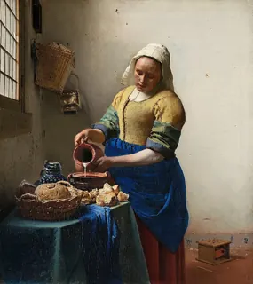Süt Boşaltan Kadın — Johannes Vermeer