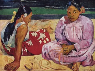 Tahitian Women on the Beach — Paul Gauguin