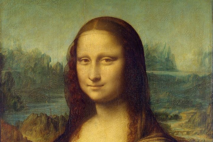 Leonardo da Vinci'nin Mona Lisa tablosu, yakın plan
